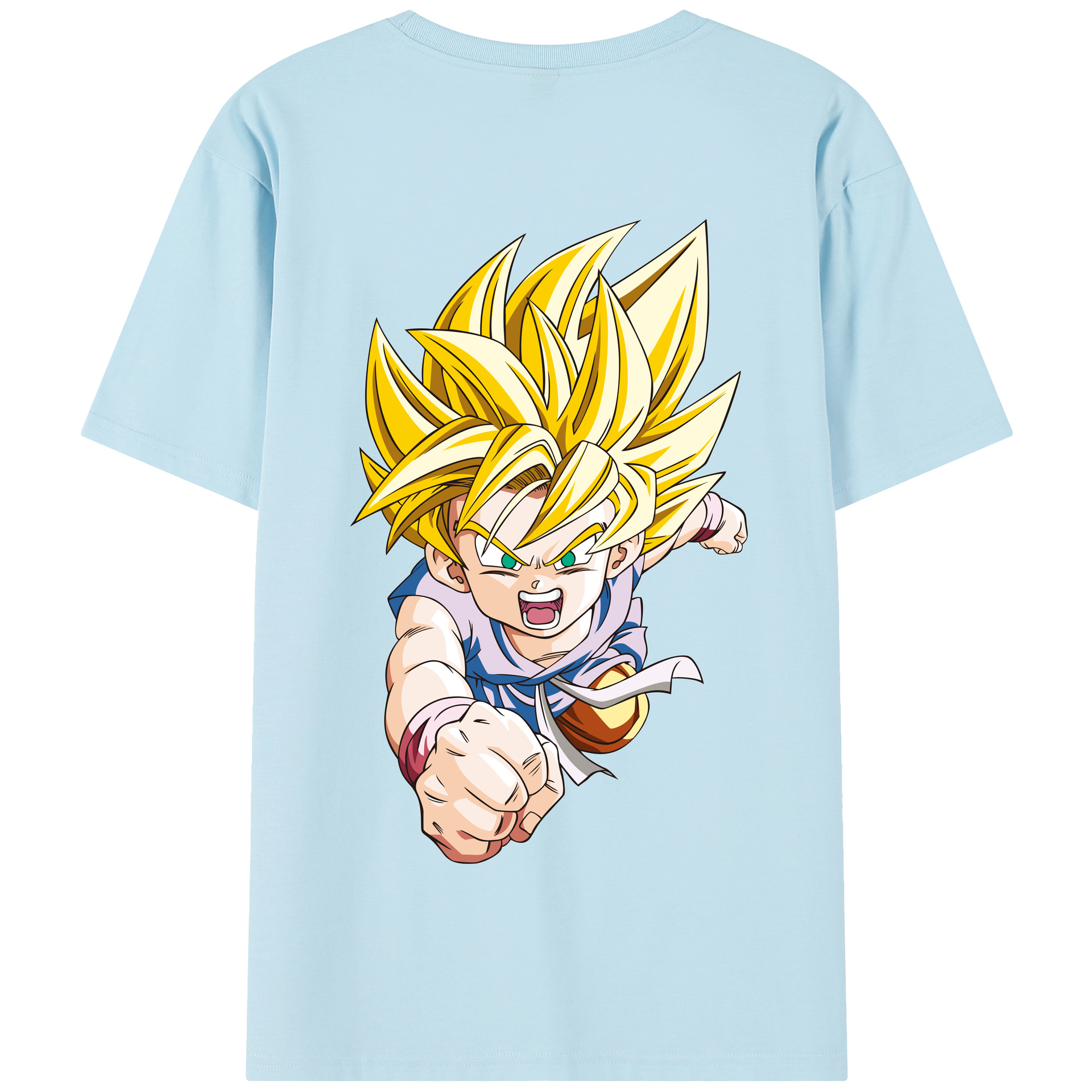 （画像用） ドラゴンボール ベジット DRAGON BALL Vegetto 綿100％半袖Tシャツ（背面プリント）